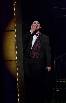Jake Jager as the Emcee in Cabaret